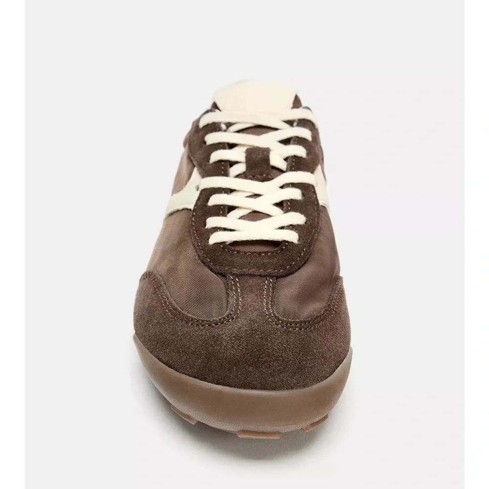 Zara Women’s Chocolate Brown Sneakers - Picture 10 of 10